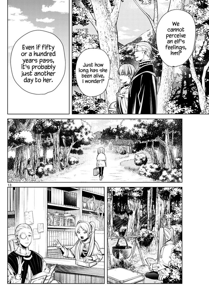 Frieren: Beyond Journey's End Manga Chapter 1 page 12 - The Journey's End scene