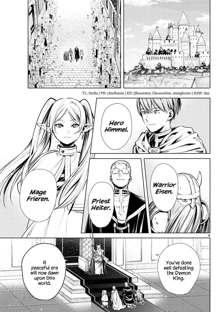 Frieren: Beyond Journey's End Manga Chapter 1 page 3 - The Journey's End scene