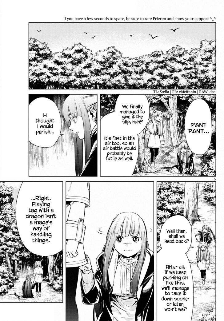 Frieren: Beyond Journey's End Manga Chapter 10 page 5 - Solar Dragon scene