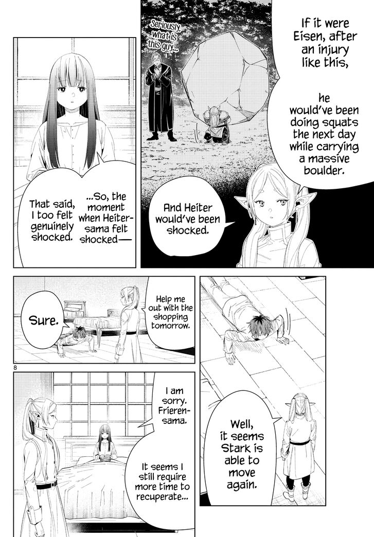 Frieren: Beyond Journey's End Manga Chapter 104 page 8 - A Visit to Her Grave scene