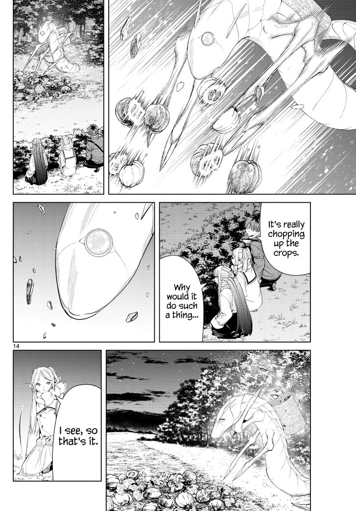 Frieren: Beyond Journey's End Manga Chapter 105 page 14 - Golem scene