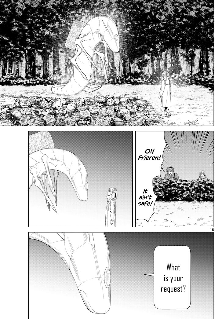 Frieren: Beyond Journey's End Manga Chapter 105 page 15 - Golem scene