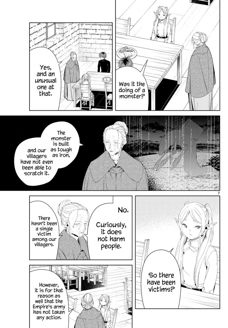 Frieren: Beyond Journey's End Manga Chapter 105 page 7 - Golem scene