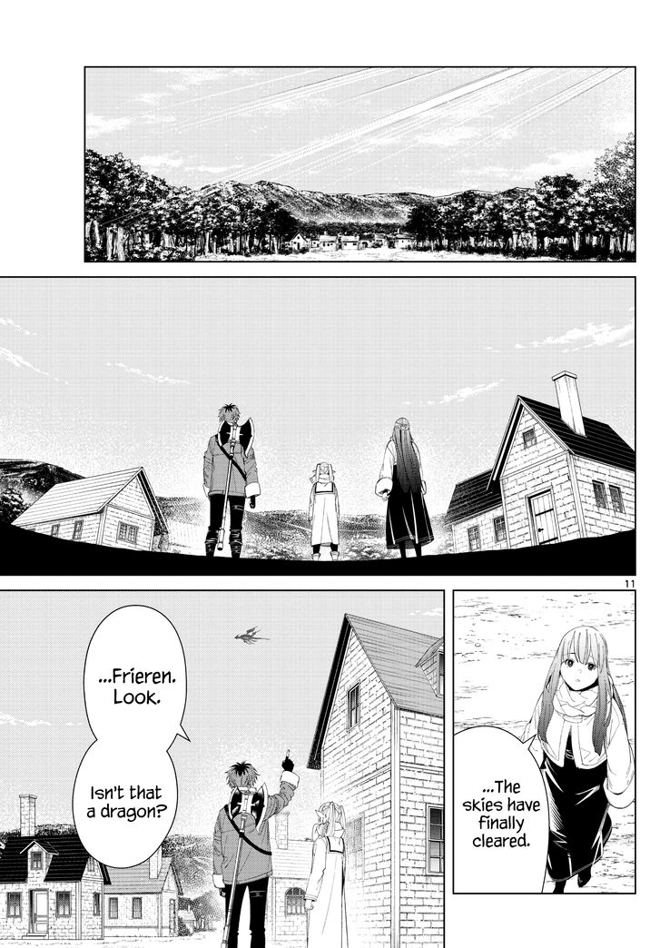 Frieren: Beyond Journey's End Manga Chapter 106 page 11 - Sky-Mountain Dragon scene