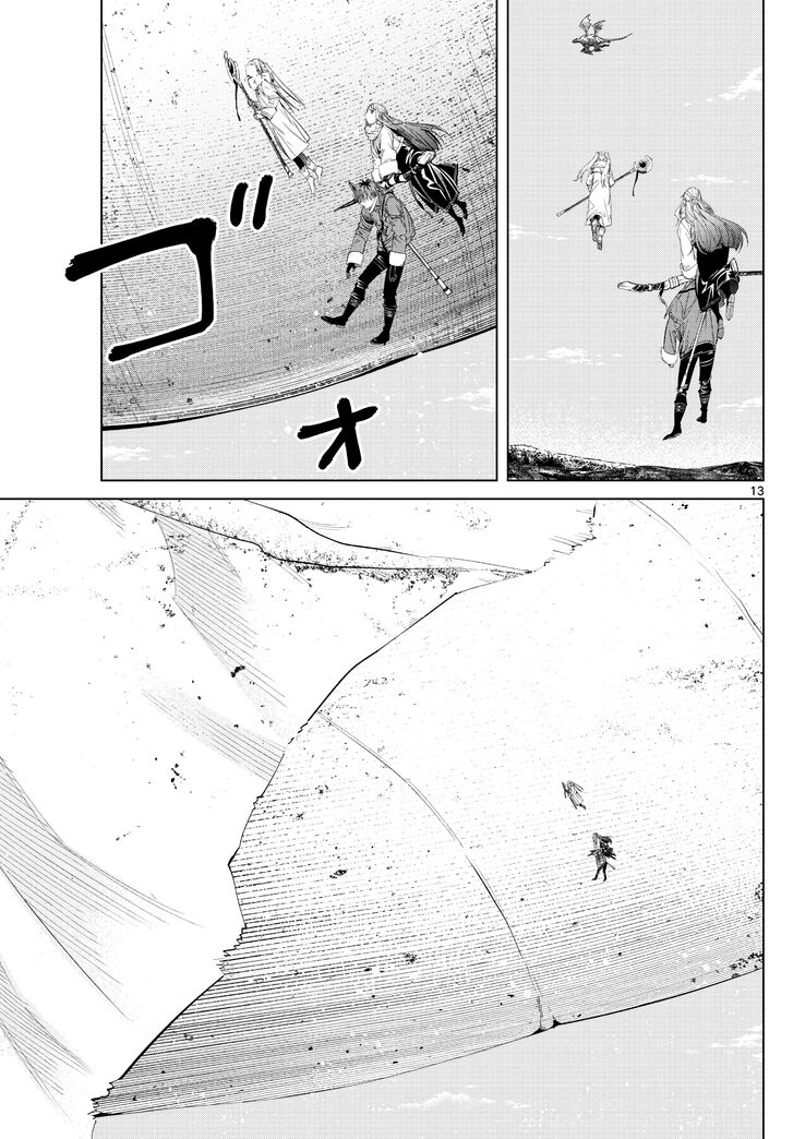 Frieren: Beyond Journey's End Manga Chapter 106 page 13 - Sky-Mountain Dragon scene