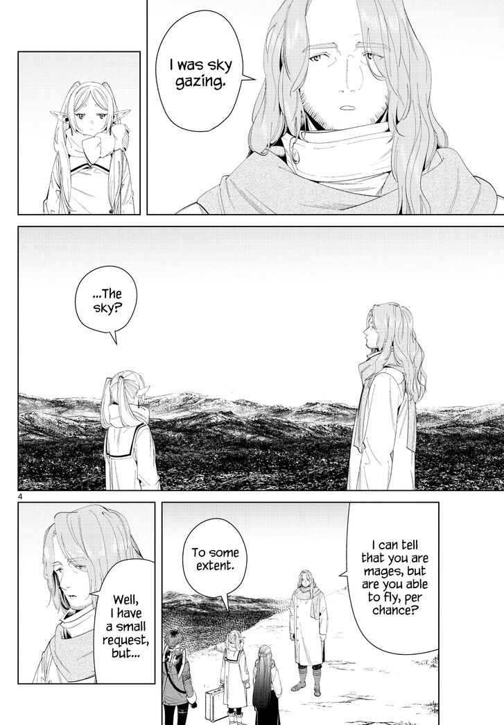 Frieren: Beyond Journey's End Manga Chapter 106 page 4 - Sky-Mountain Dragon scene