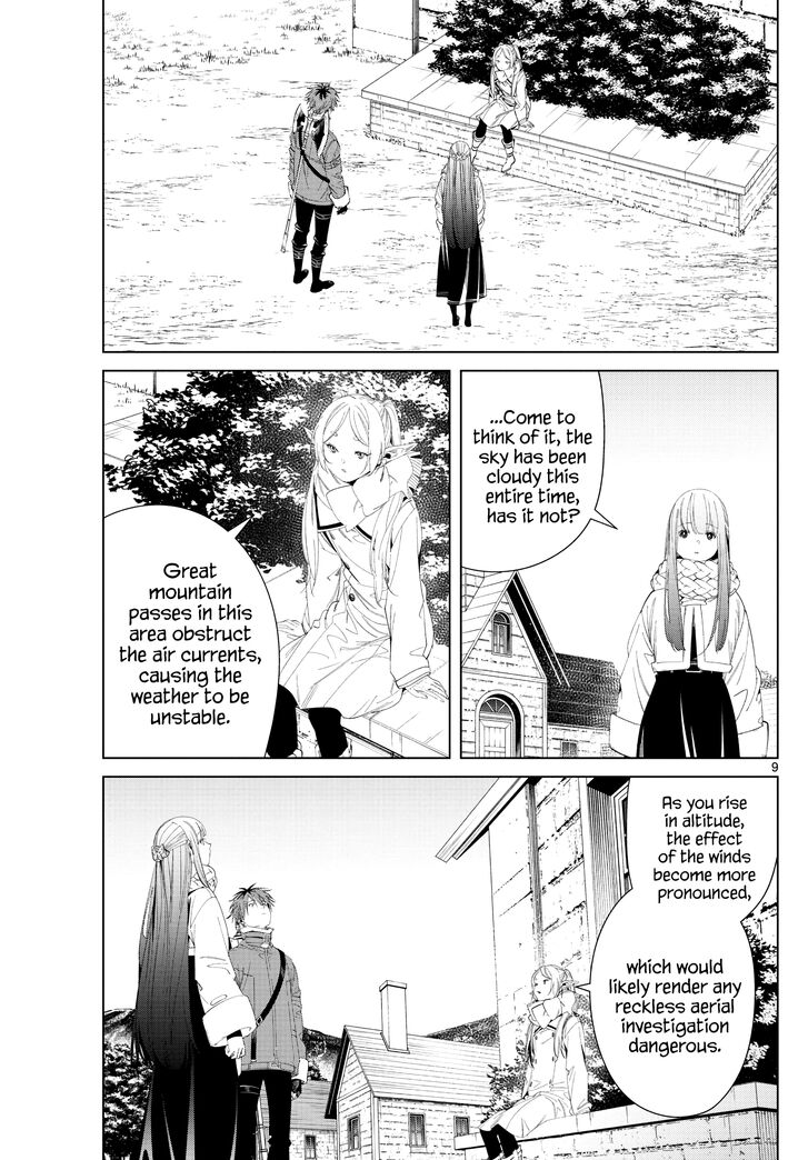 Frieren: Beyond Journey's End Manga Chapter 106 page 9 - Sky-Mountain Dragon scene