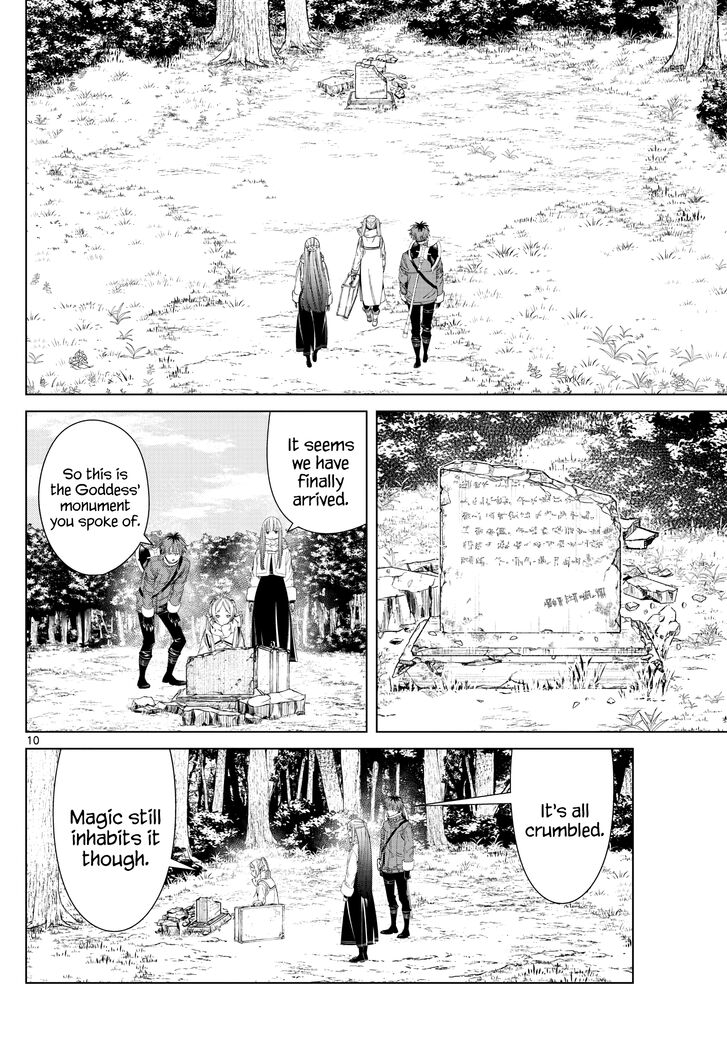 Frieren: Beyond Journey's End Manga Chapter 107 page 10 - The Monument of the Goddess scene