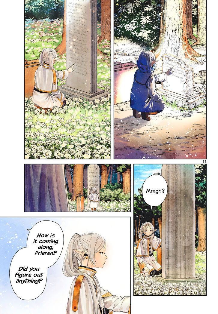 Frieren: Beyond Journey's End Manga Chapter 107 page 13 - The Monument of the Goddess scene