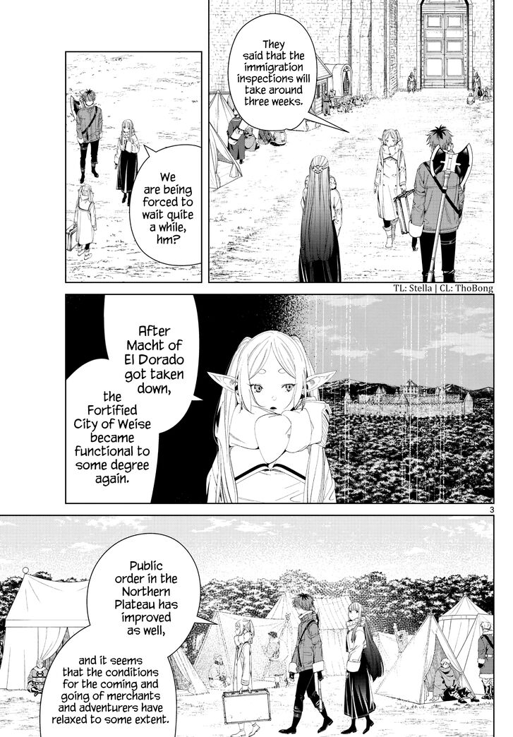 Frieren: Beyond Journey's End Manga Chapter 107 page 3 - The Monument of the Goddess scene
