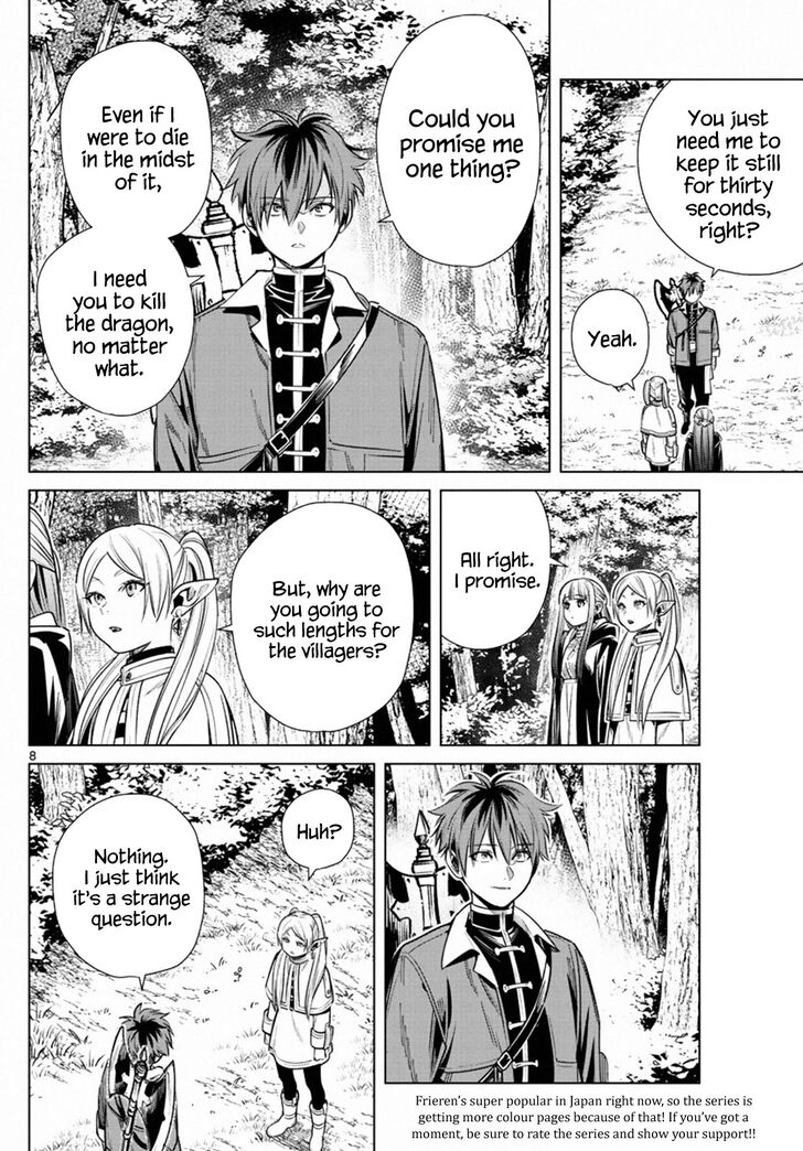 Frieren: Beyond Journey's End Manga Chapter 11 page 8 - The Hero of the Village scene
