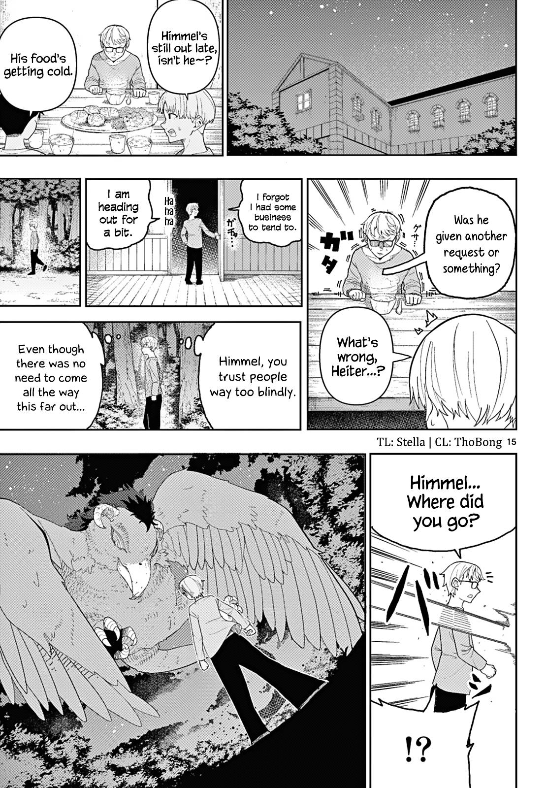Frieren: Beyond Journey's End Manga Chapter 110.2 page 16 - The Adventures of the Hero Himmel scene