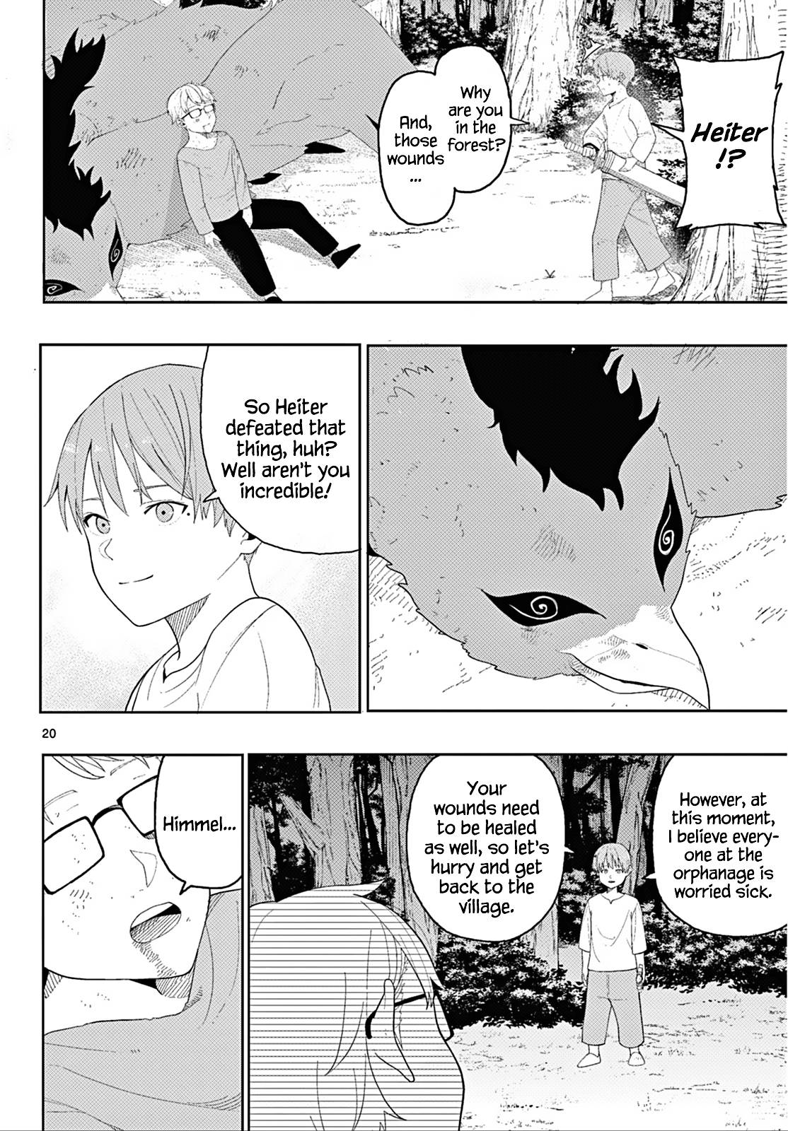 Frieren: Beyond Journey's End Manga Chapter 110.2 page 20 - The Adventures of the Hero Himmel scene