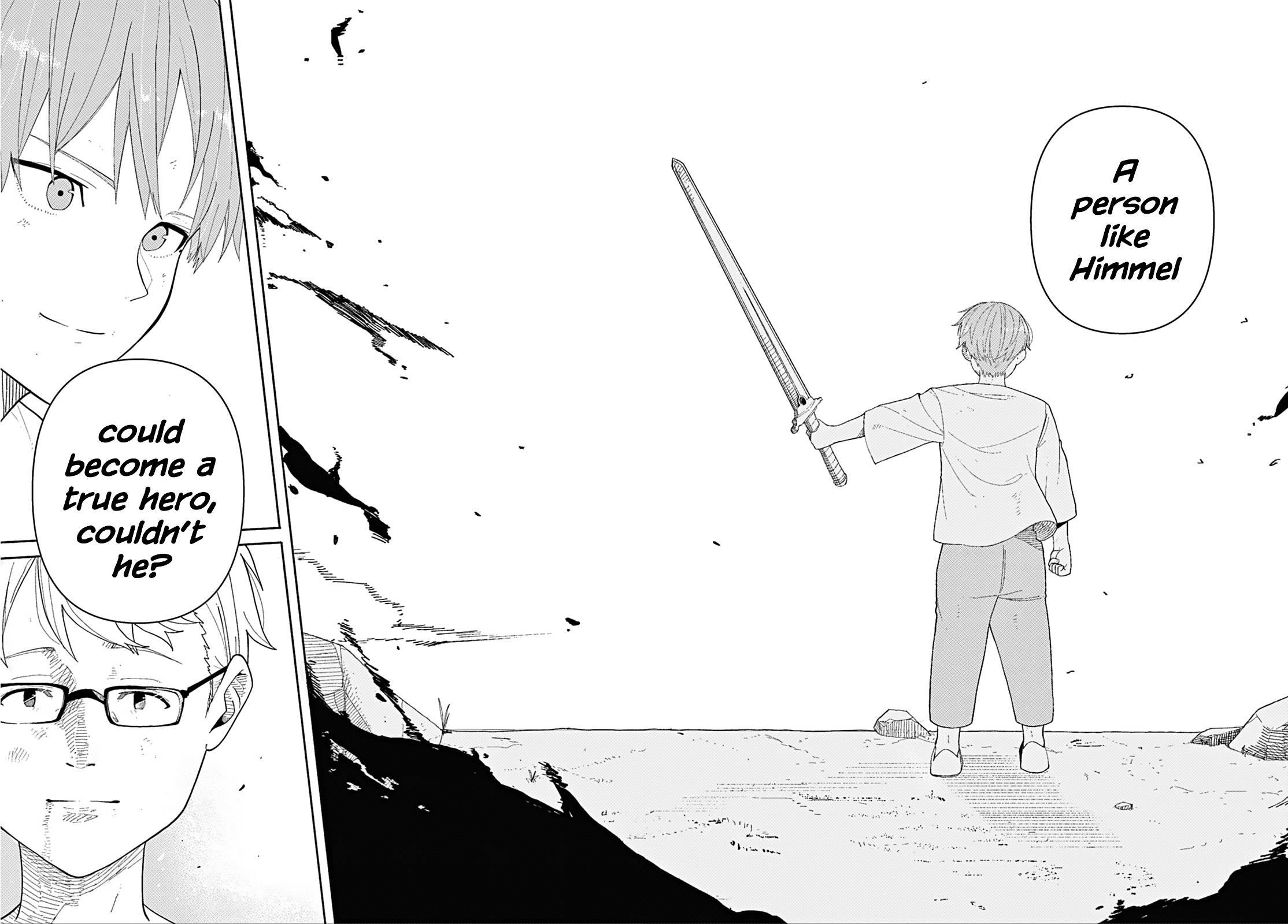 Frieren: Beyond Journey's End Manga Chapter 110.2 page 46 - The Adventures of the Hero Himmel scene