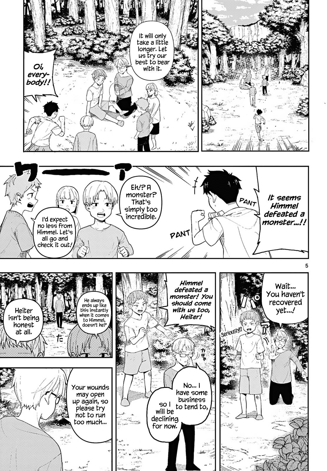 Frieren: Beyond Journey's End Manga Chapter 110.2 page 6 - The Adventures of the Hero Himmel scene