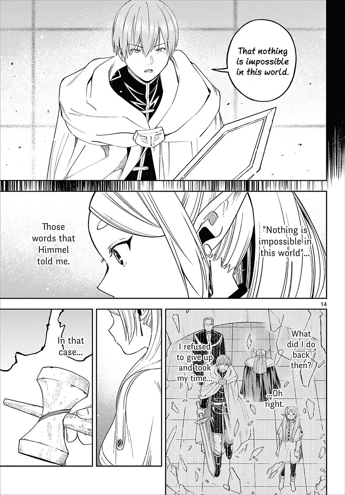 Frieren: Beyond Journey's End Manga Chapter 110.3 page 14 - Frieren Wants to Learn About the Humans scene