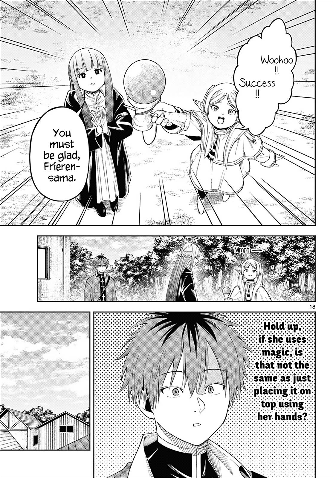 Frieren: Beyond Journey's End Manga Chapter 110.3 page 18 - Frieren Wants to Learn About the Humans scene
