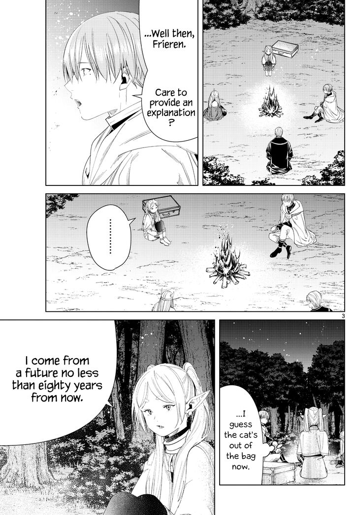 Frieren: Beyond Journey's End Manga Chapter 110 page 3 - The Party of Heroes scene