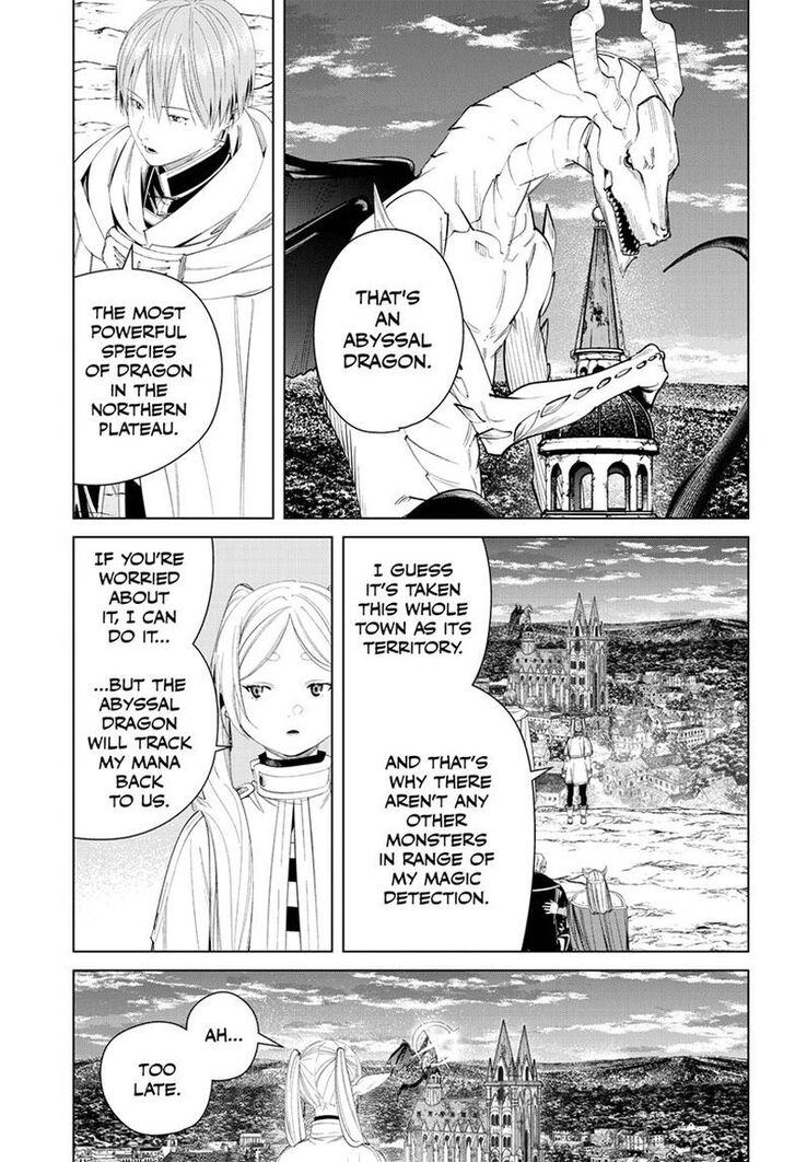Frieren: Beyond Journey's End Manga Chapter 113 page 13 - Abyssal Dragon scene