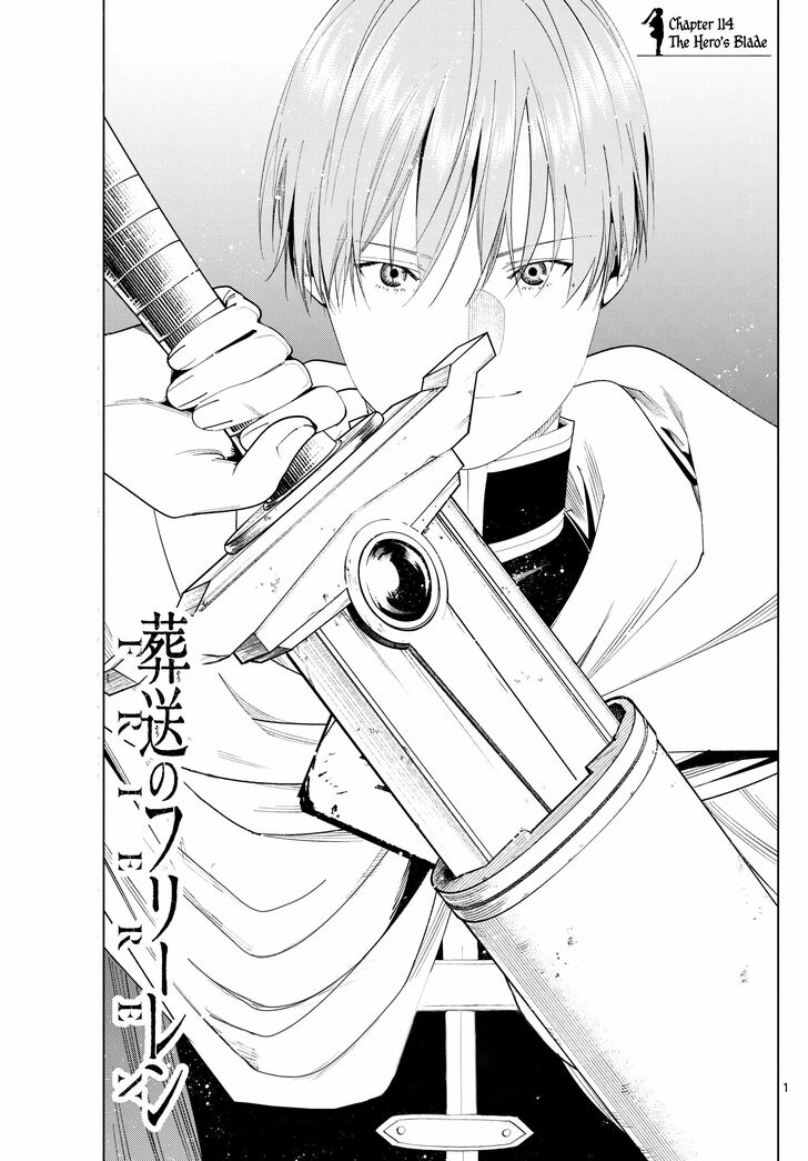 Frieren: Beyond Journey's End Manga Chapter 114 page 1 - The Sword of the Hero scene