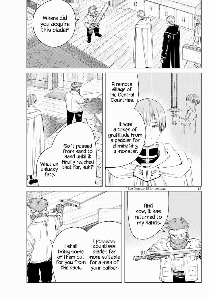 Frieren: Beyond Journey's End Manga Chapter 114 page 13 - The Sword of the Hero scene