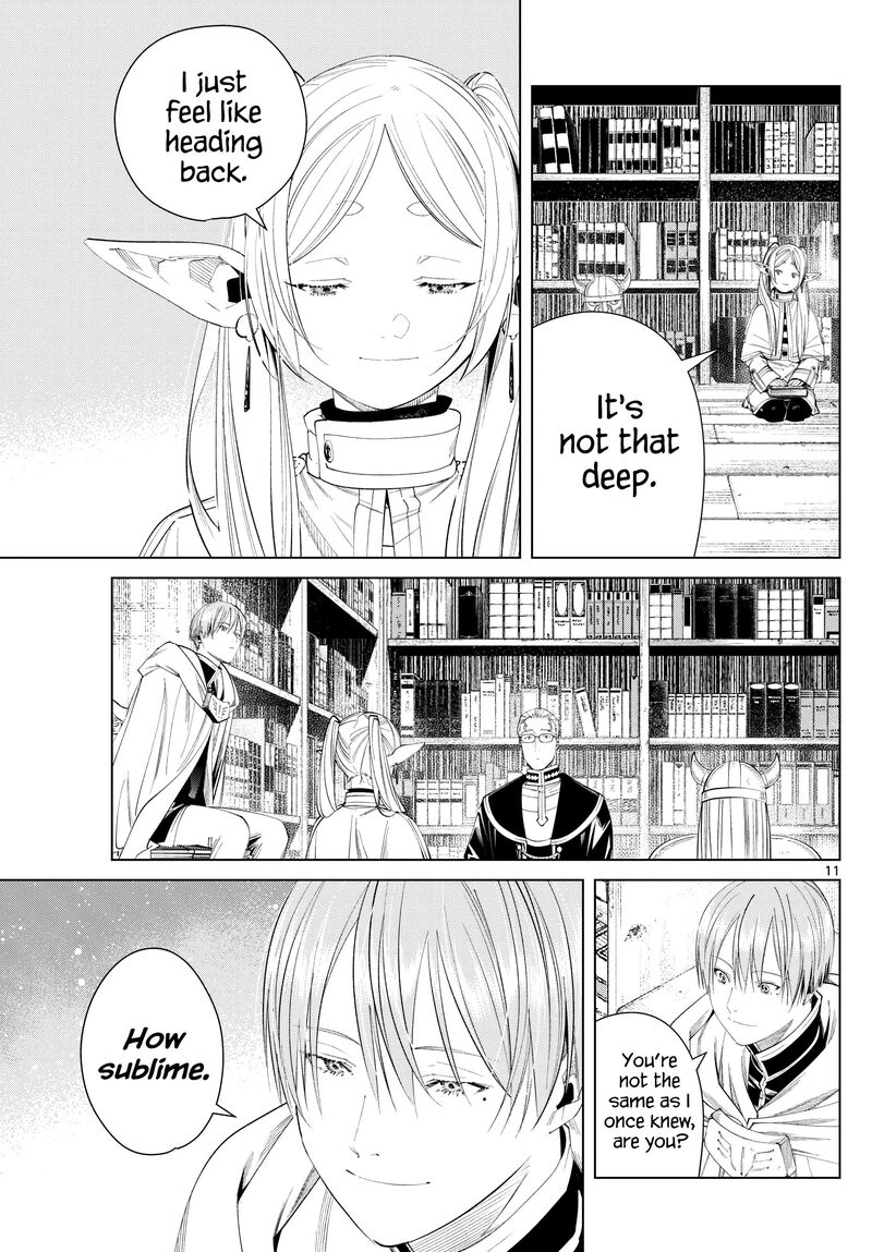 Frieren: Beyond Journey's End Manga Chapter 116 page 11 - Spell to Return scene