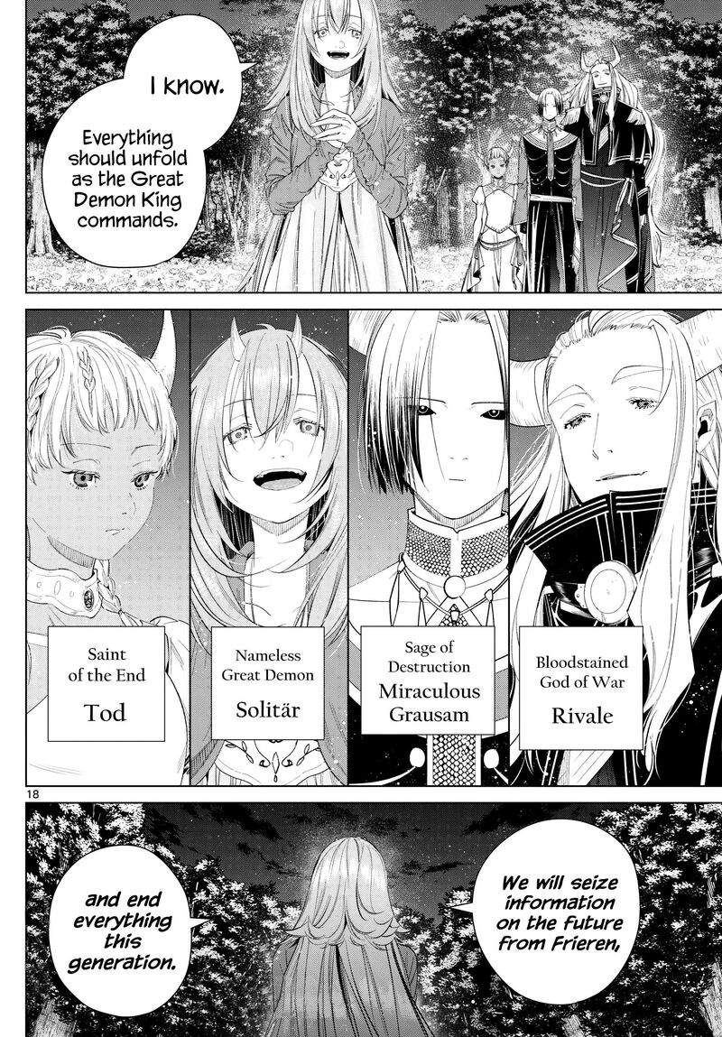 Frieren: Beyond Journey's End Manga Chapter 116 page 18 - Spell to Return scene
