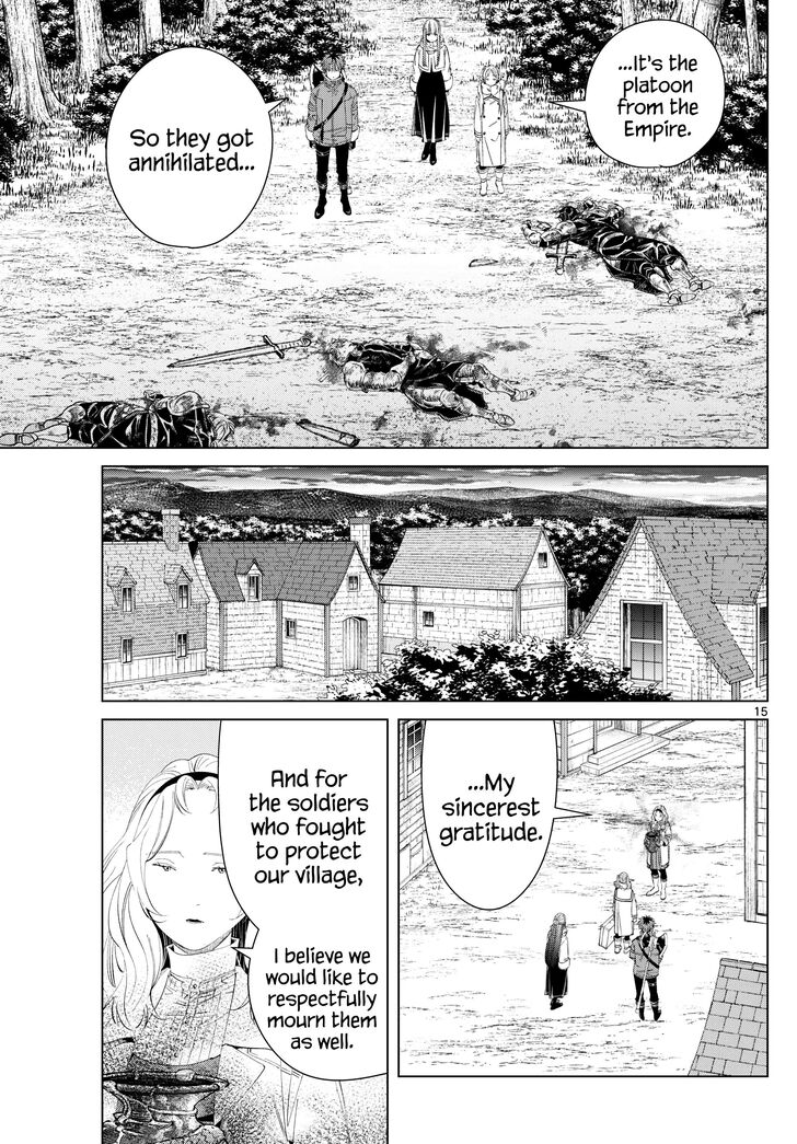 Frieren: Beyond Journey's End Manga Chapter 121 page 15 - Monsters on the Road scene