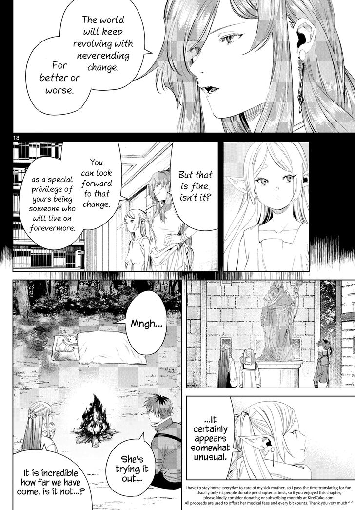 Frieren: Beyond Journey's End Manga Chapter 121 page 18 - Monsters on the Road scene