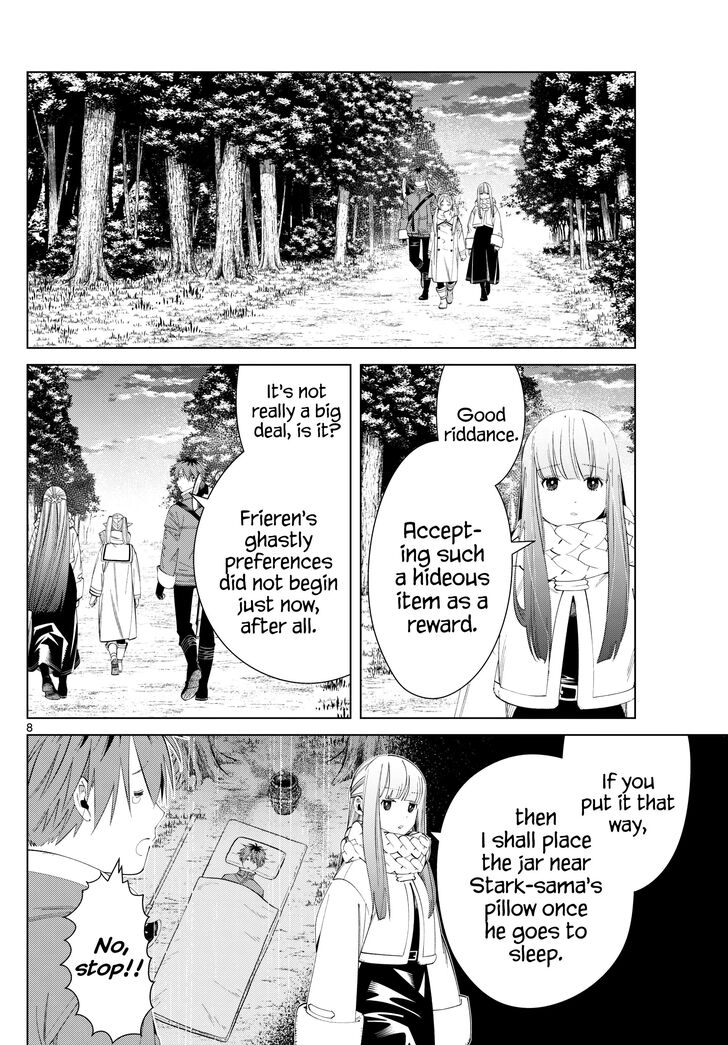Frieren: Beyond Journey's End Manga Chapter 121 page 8 - Monsters on the Road scene