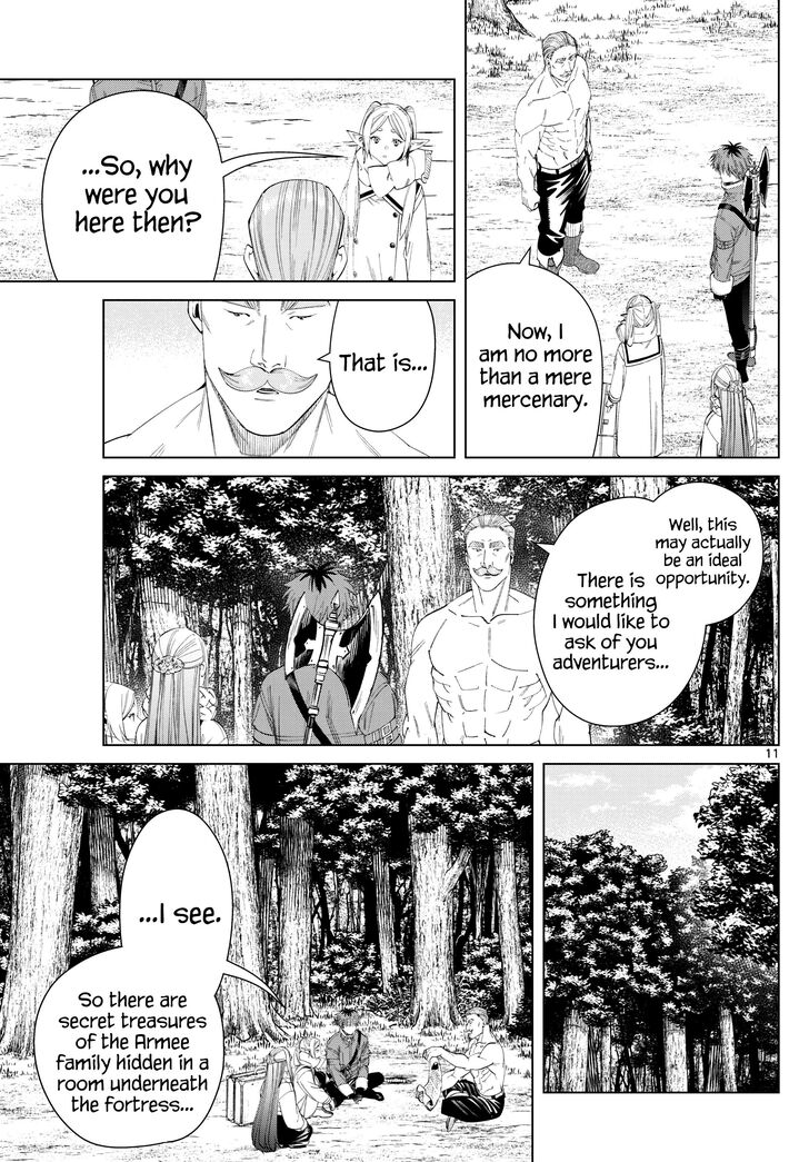 Frieren: Beyond Journey's End Manga Chapter 122 page 11 - The Titan Fortress Ruins scene