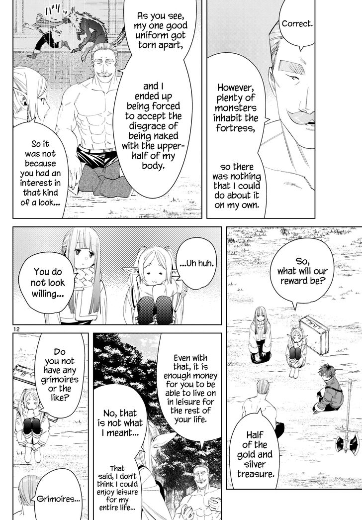 Frieren: Beyond Journey's End Manga Chapter 122 page 12 - The Titan Fortress Ruins scene