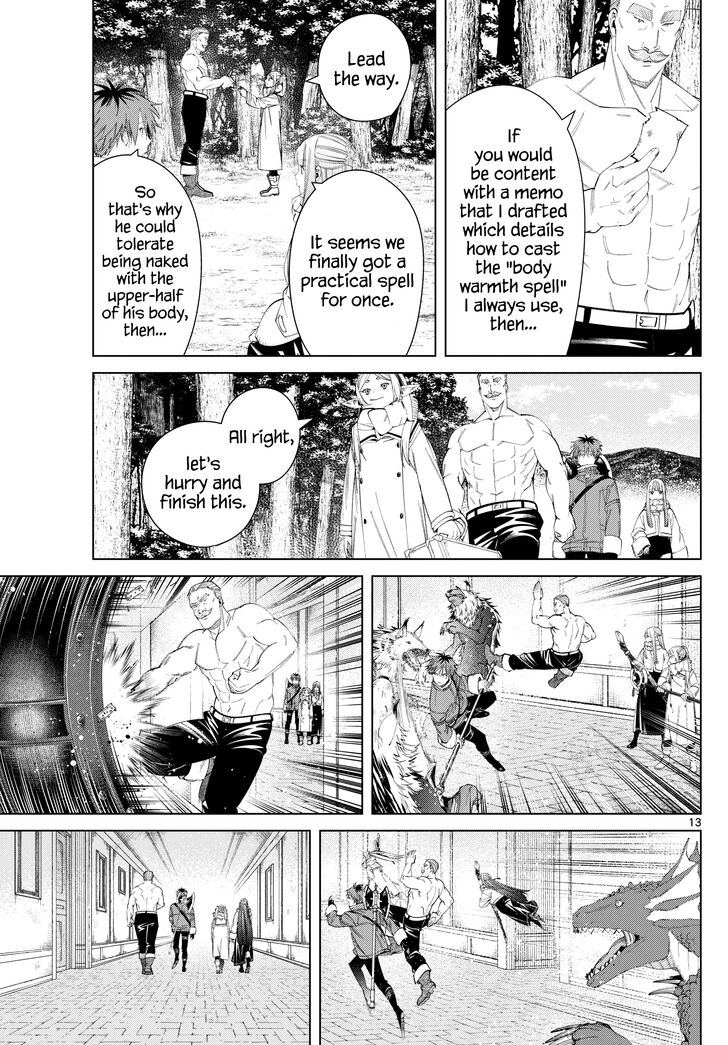 Frieren: Beyond Journey's End Manga Chapter 122 page 13 - The Titan Fortress Ruins scene