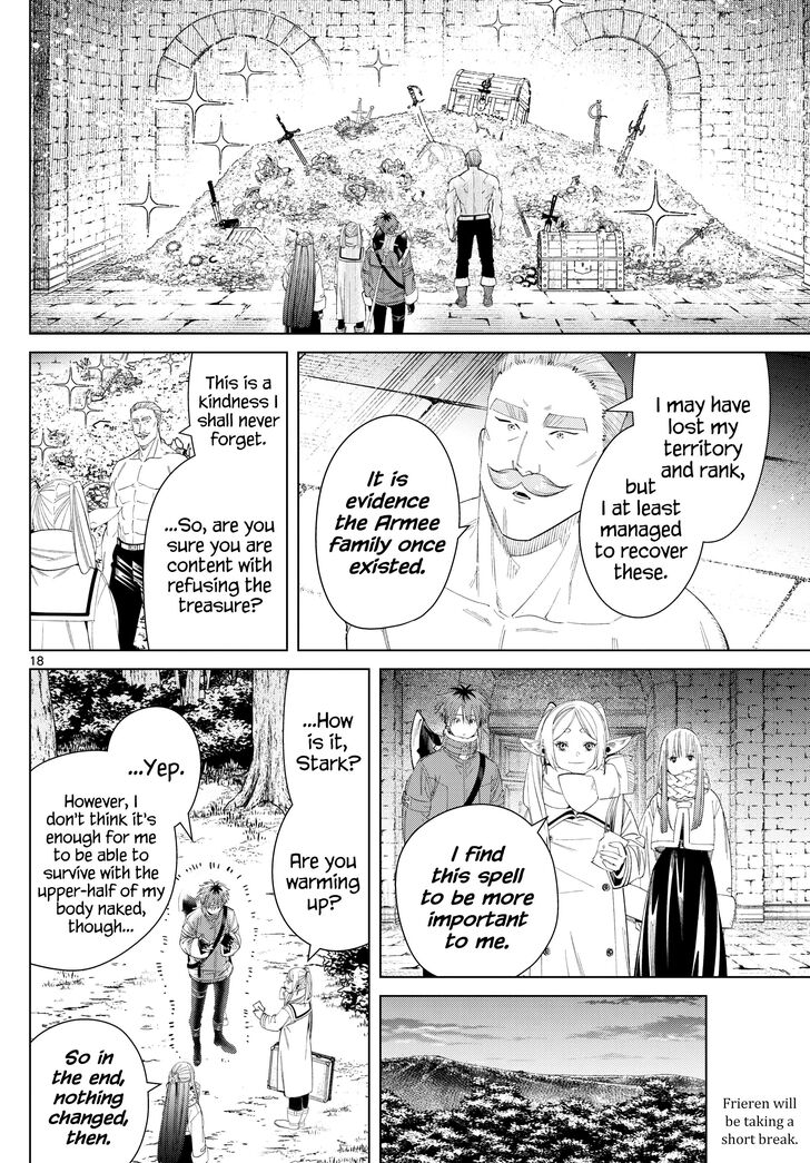 Frieren: Beyond Journey's End Manga Chapter 122 page 18 - The Titan Fortress Ruins scene