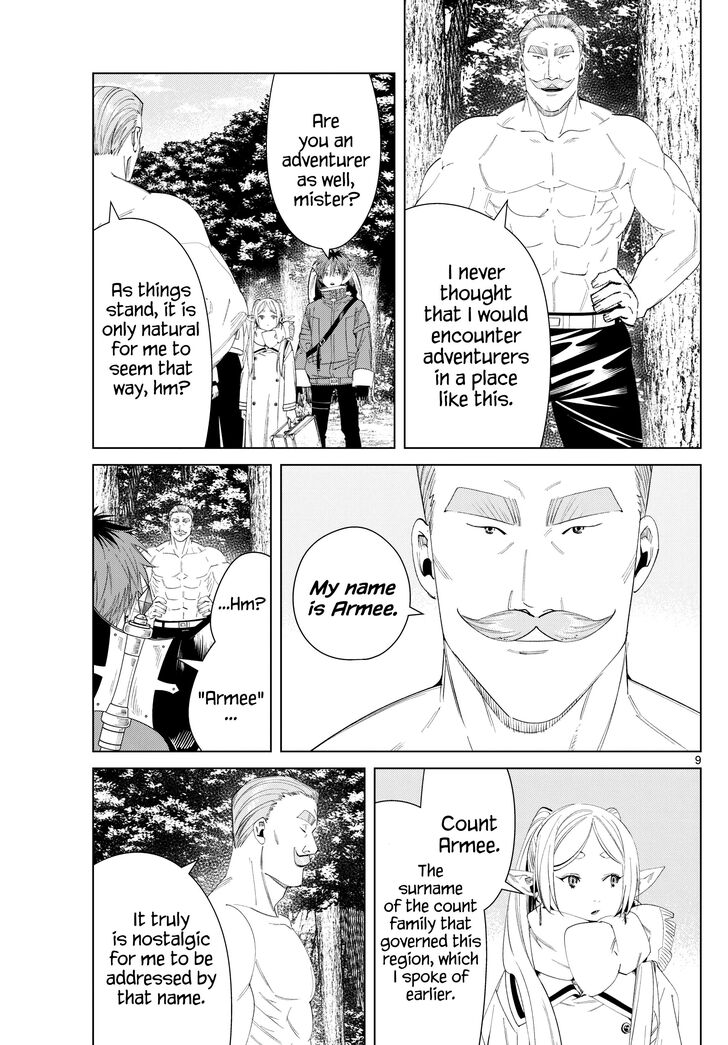 Frieren: Beyond Journey's End Manga Chapter 122 page 9 - The Titan Fortress Ruins scene