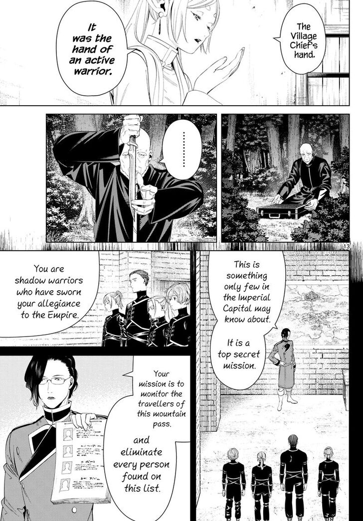 Frieren: Beyond Journey's End Manga Chapter 124 page 13 - Shadow Warrior scene
