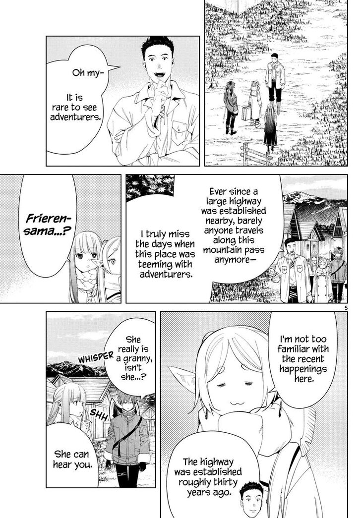 Frieren: Beyond Journey's End Manga Chapter 124 page 5 - Shadow Warrior scene