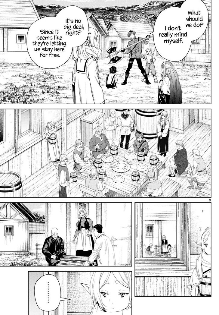 Frieren: Beyond Journey's End Manga Chapter 124 page 9 - Shadow Warrior scene