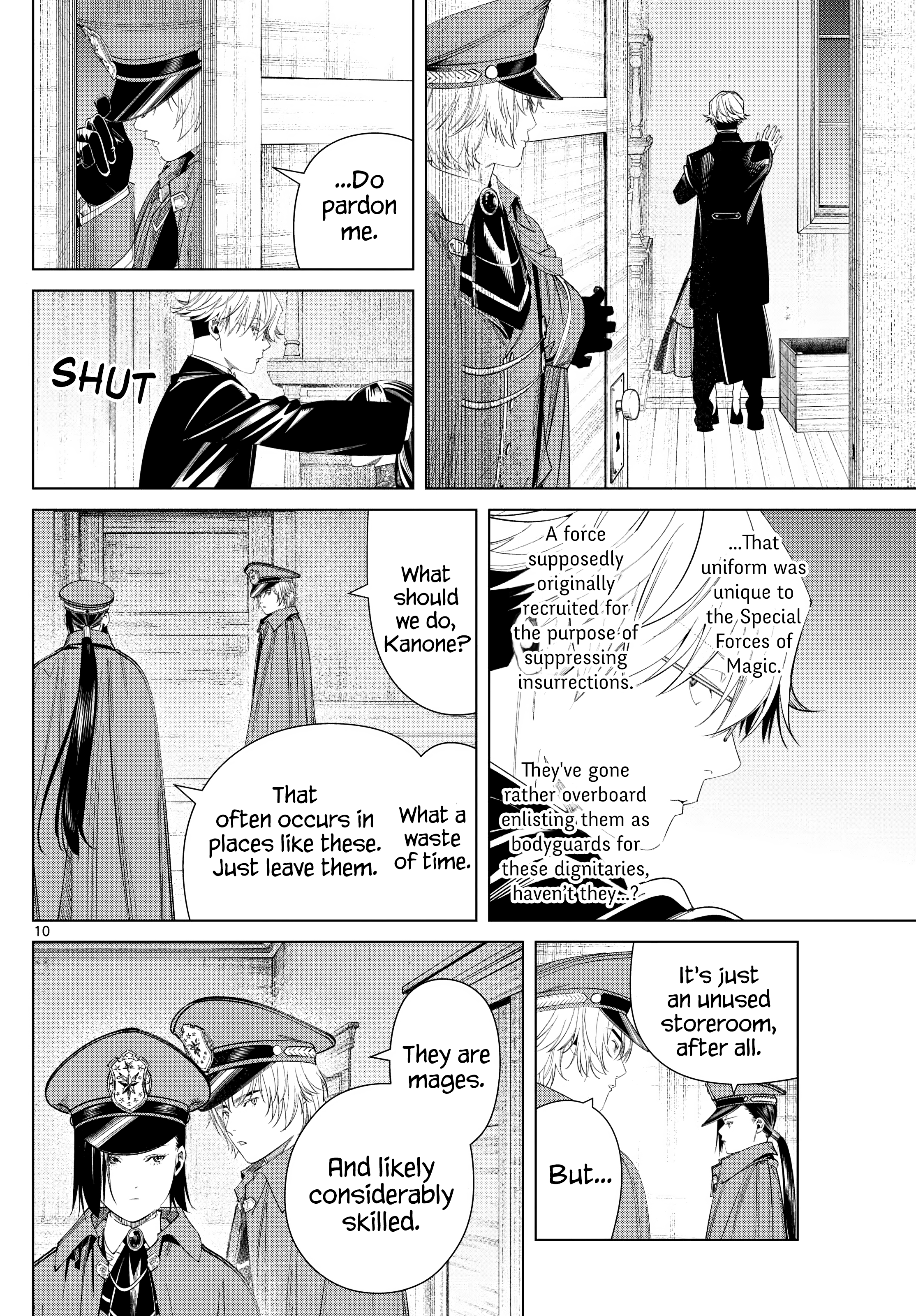 Frieren: Beyond Journey's End Manga Chapter 127 page 10 - Retrieval Mission scene