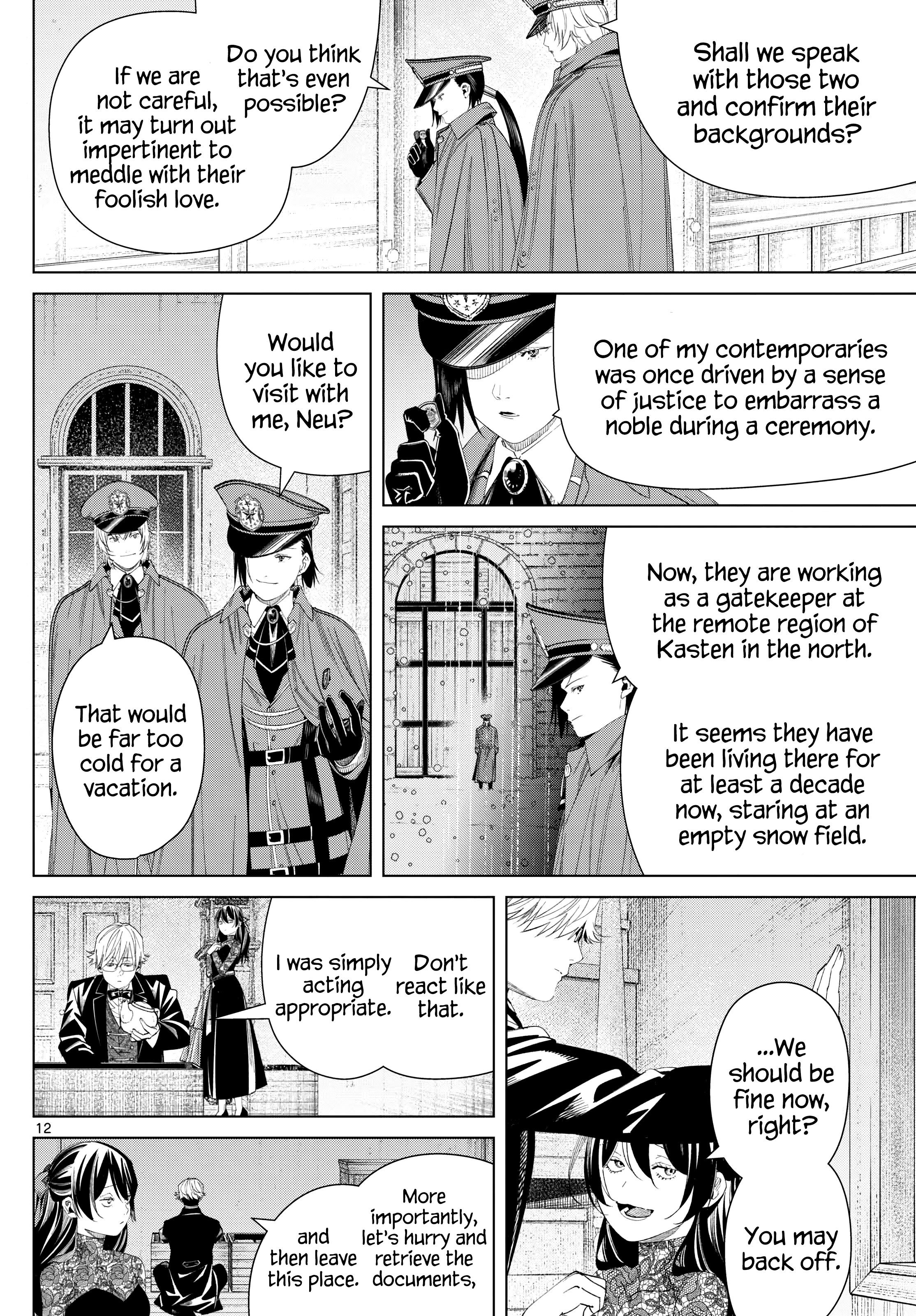 Frieren: Beyond Journey's End Manga Chapter 127 page 12 - Retrieval Mission scene