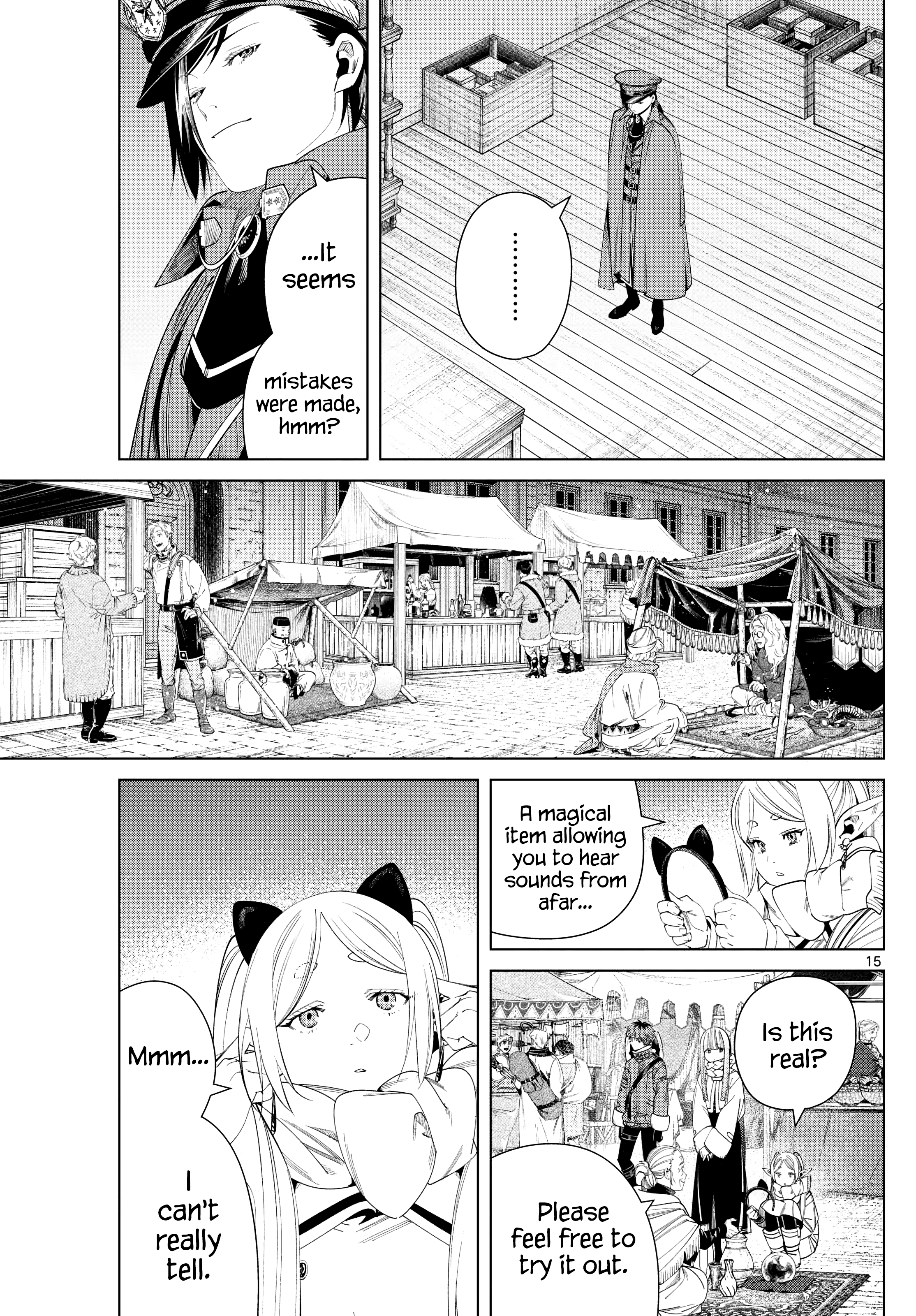 Frieren: Beyond Journey's End Manga Chapter 127 page 15 - Retrieval Mission scene