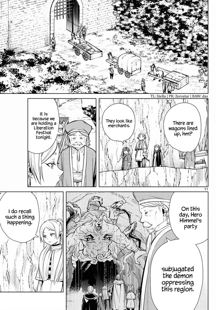 Frieren: Beyond Journey's End Manga Chapter 13 page 11 - Liberation Festival scene