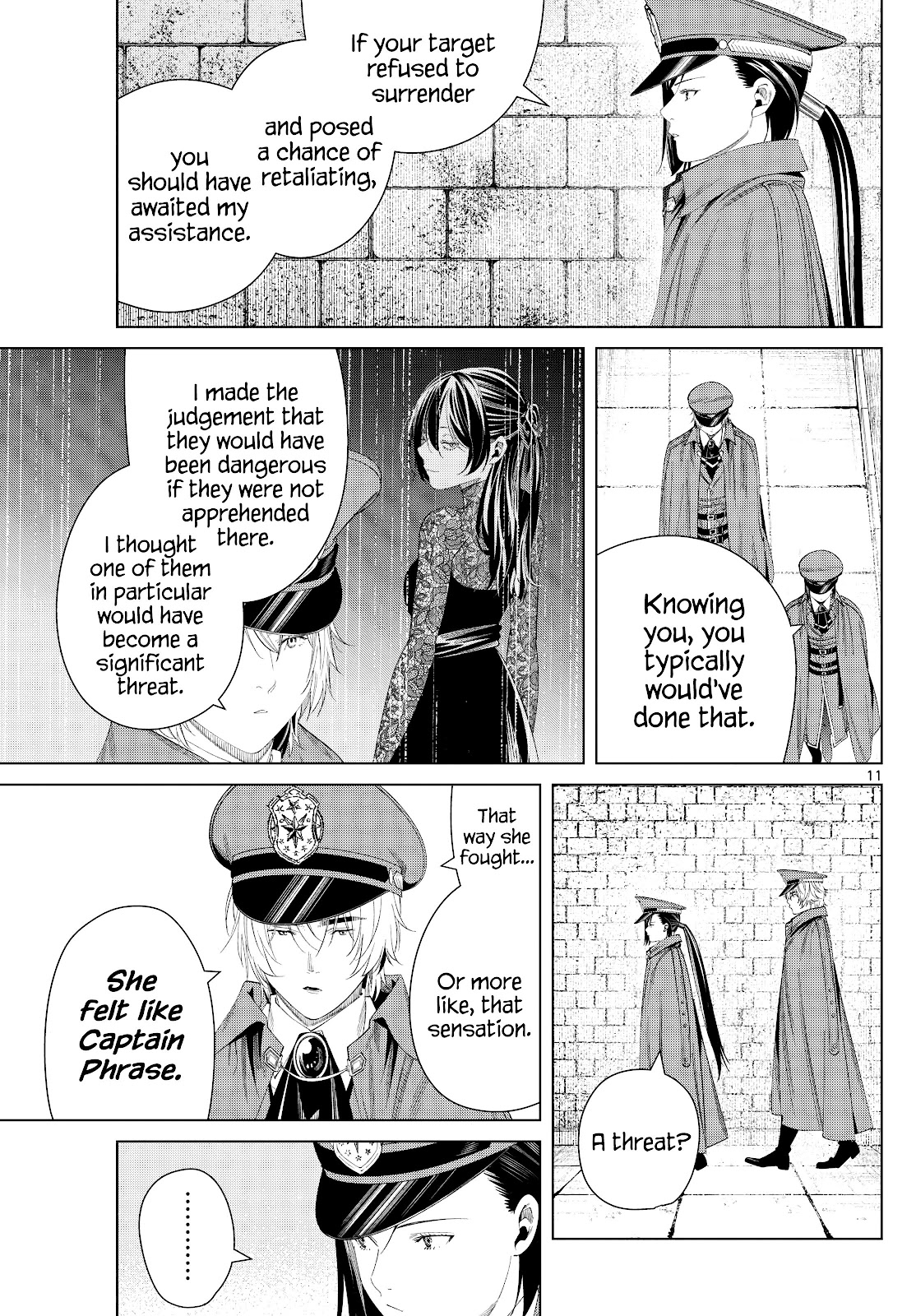 Frieren: Beyond Journey's End Manga Chapter 131 page 11 - Escape scene