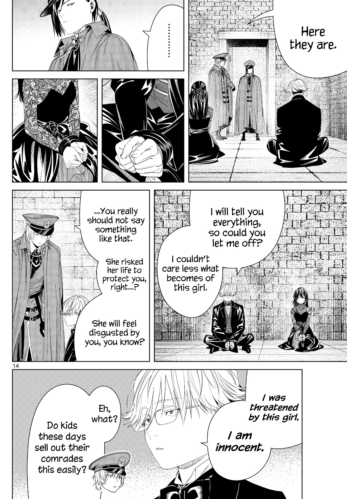Frieren: Beyond Journey's End Manga Chapter 131 page 14 - Escape scene
