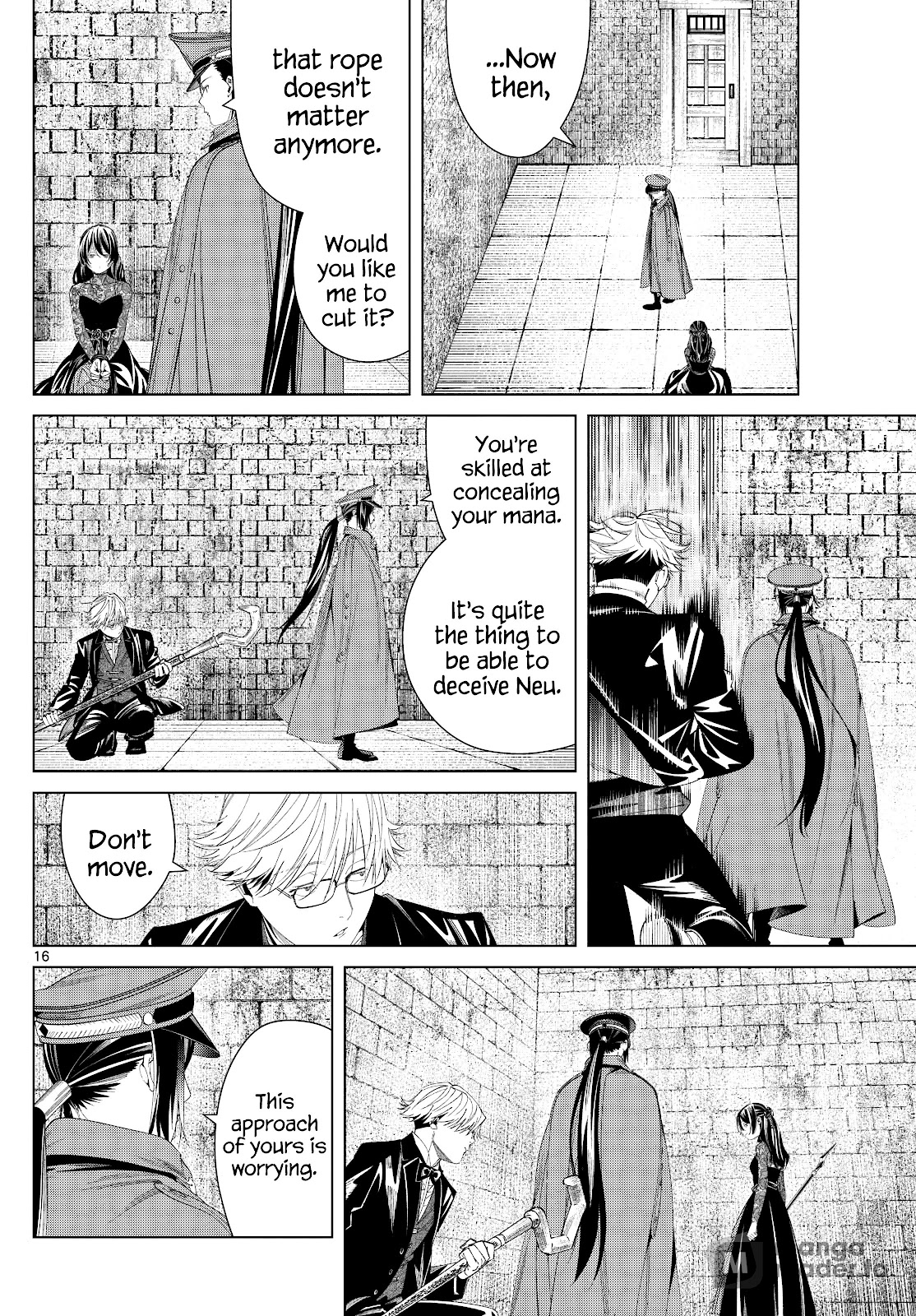 Frieren: Beyond Journey's End Manga Chapter 131 page 16 - Escape scene