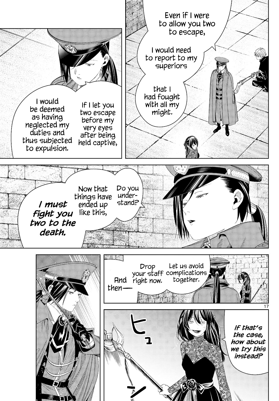 Frieren: Beyond Journey's End Manga Chapter 131 page 17 - Escape scene