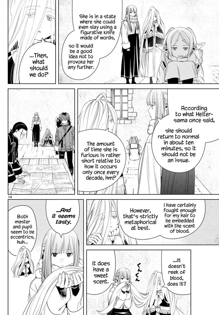 Frieren: Beyond Journey's End Manga Chapter 132 page 14 - Chase scene