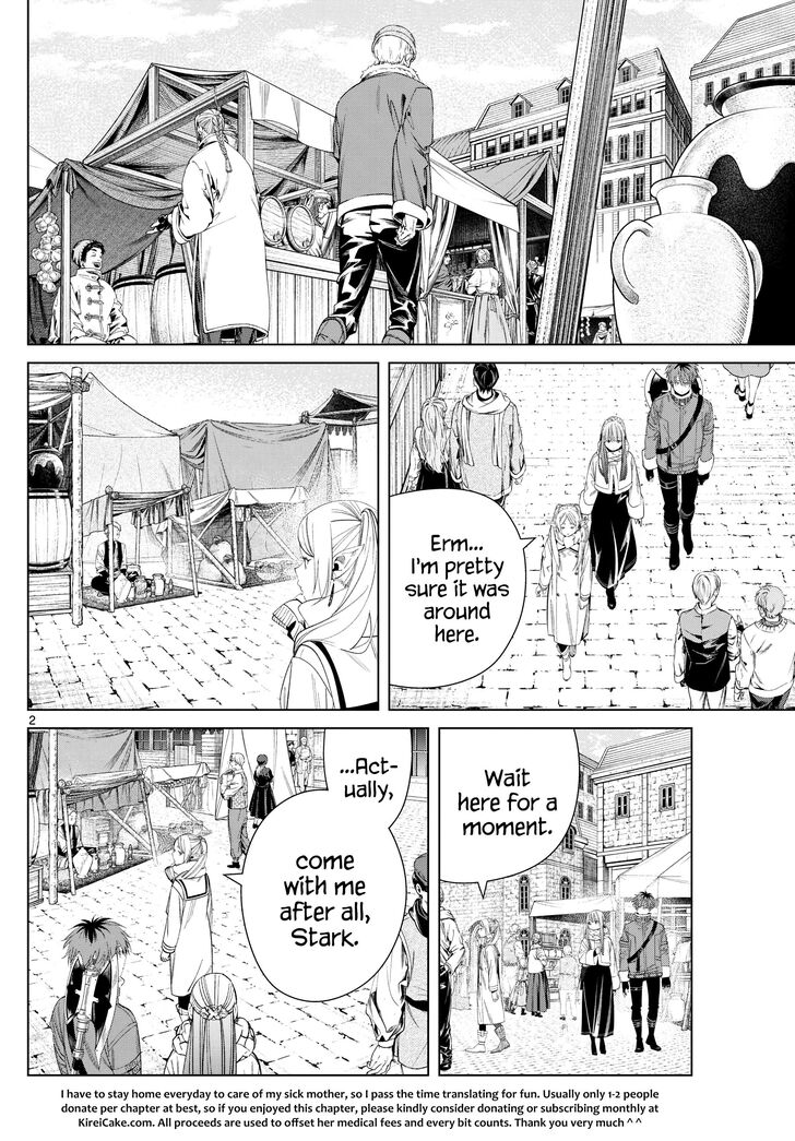 Frieren: Beyond Journey's End Manga Chapter 132 page 2 - Chase scene