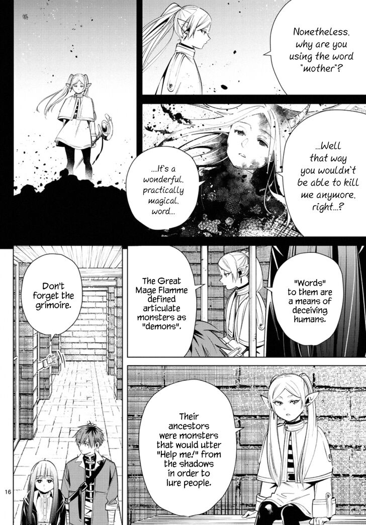 Frieren: Beyond Journey's End Manga Chapter 14 page 16 - Monsters That Speak scene