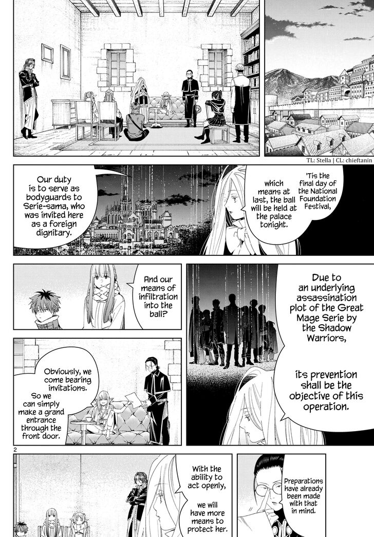 Frieren: Beyond Journey's End Manga Chapter 140 page 2 - Ballroom scene